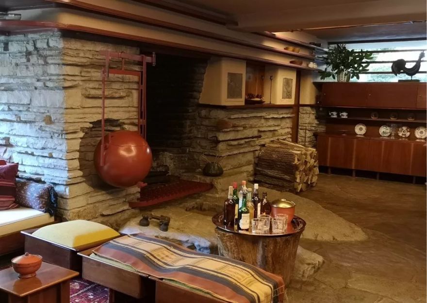 赖特“流水别墅” | 有机建筑的典范-25