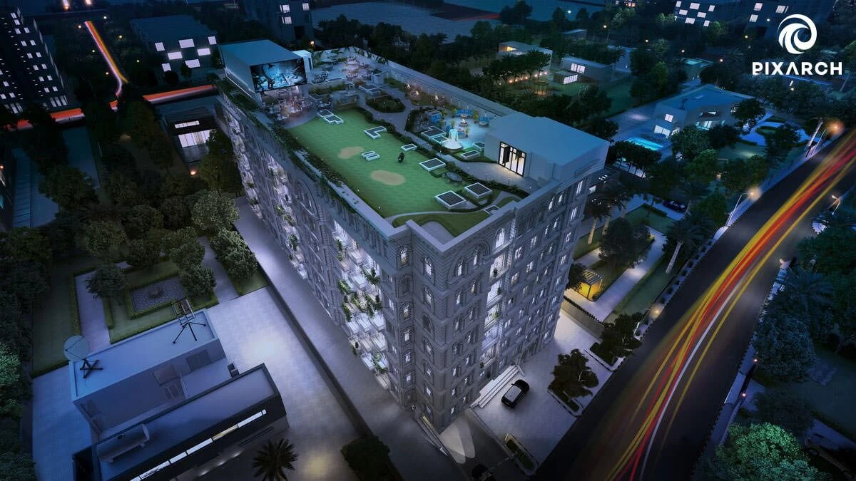 公园景签名公寓丨PakistanLahore丨Pixarch Architectural Visualization-8