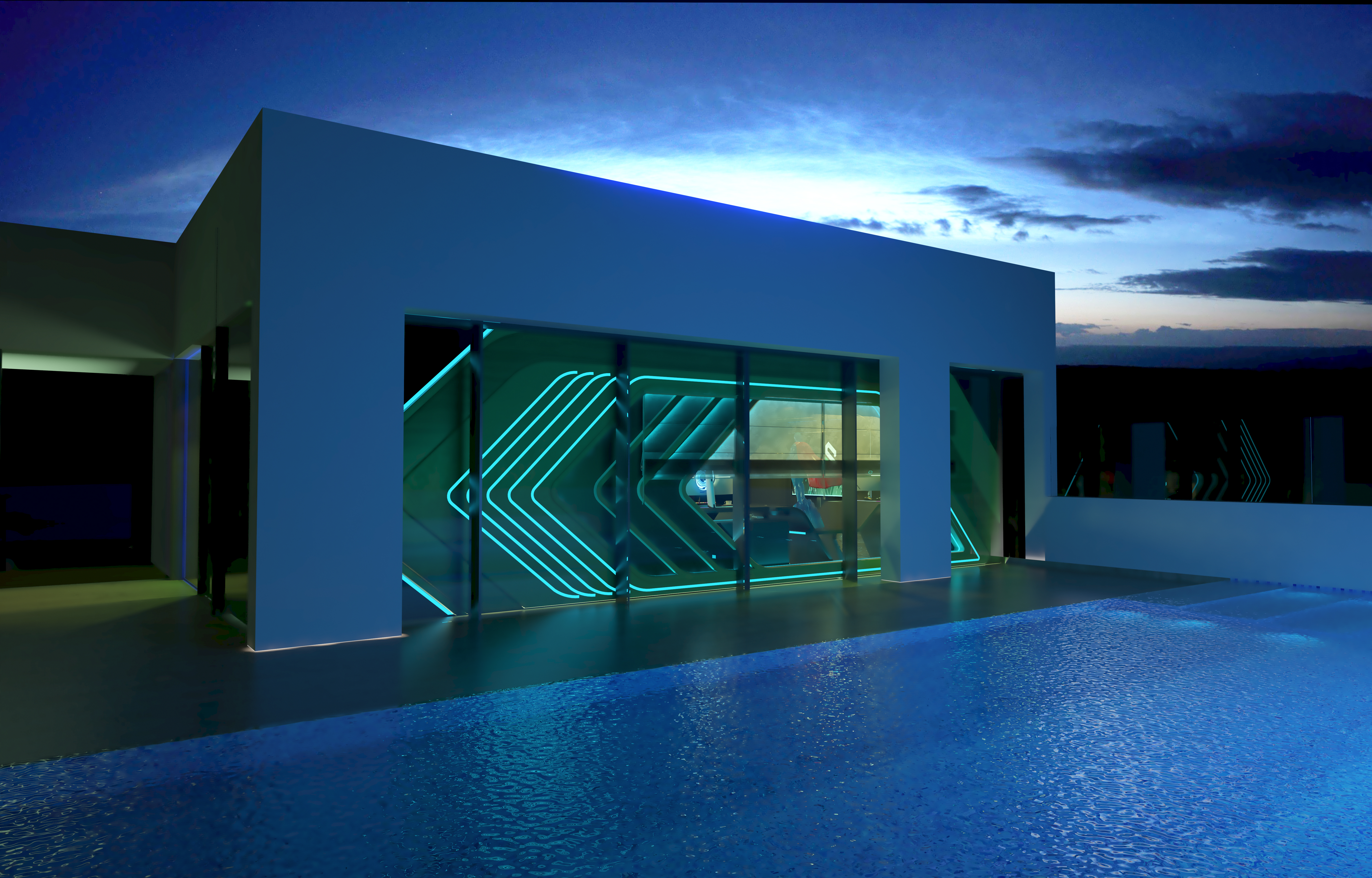 四人游戏室设计-19