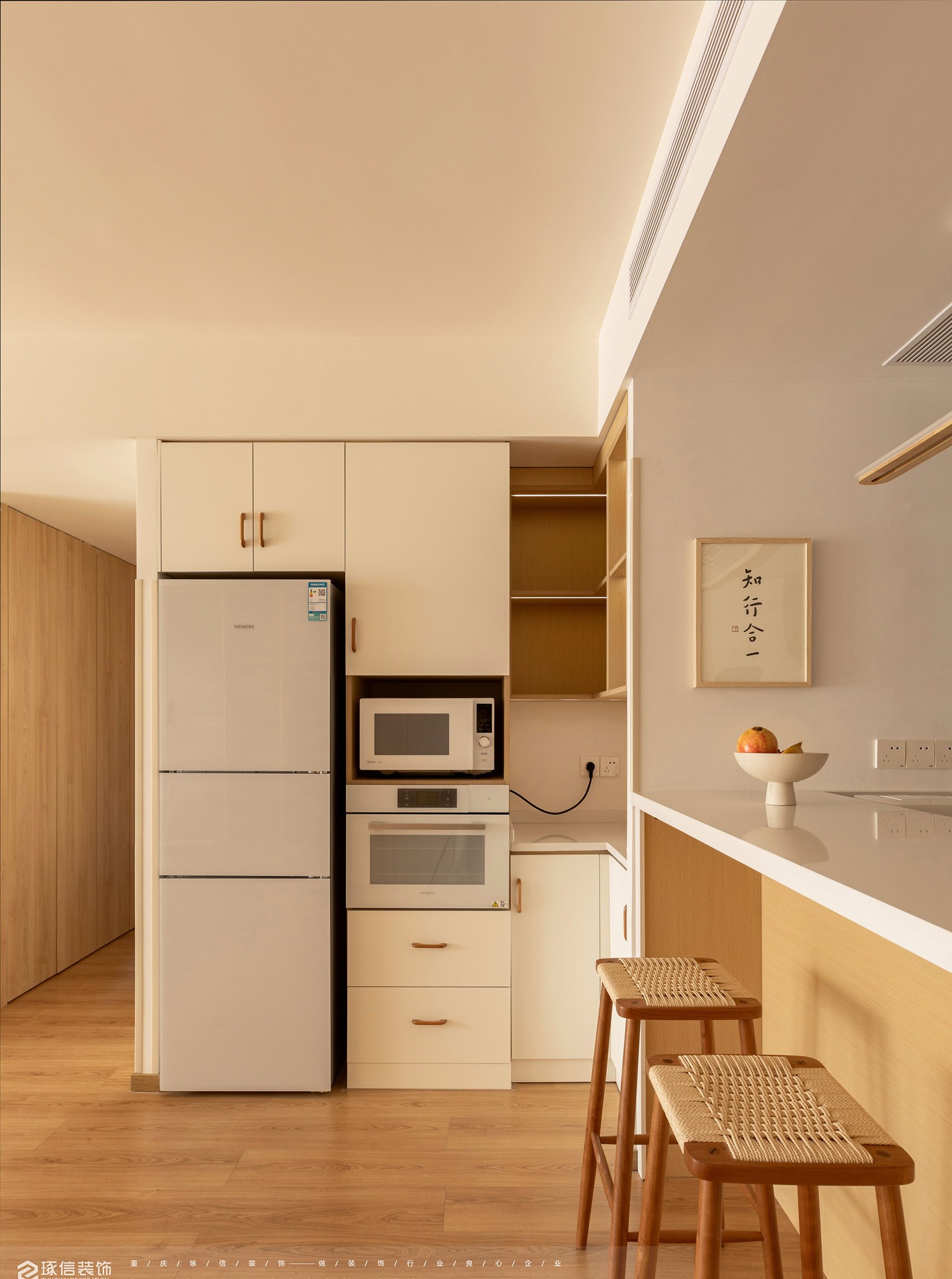 100 平旧房改造日式温馨家丨琢信装饰-7