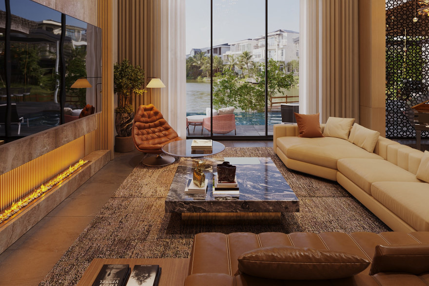 Villa 73别墅设计项目丨越南丨GiangLe & M+ Architecture-36