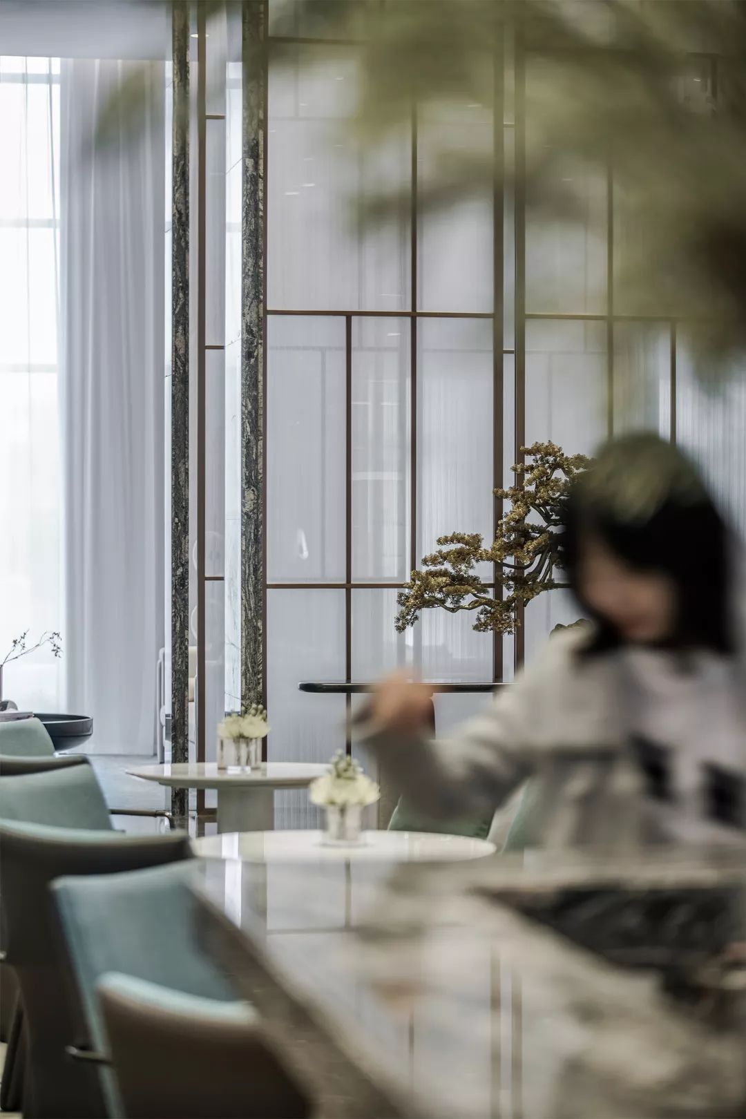 青岛天一仁和宸璟都会售楼处 | 诗意山海,东方美学-30