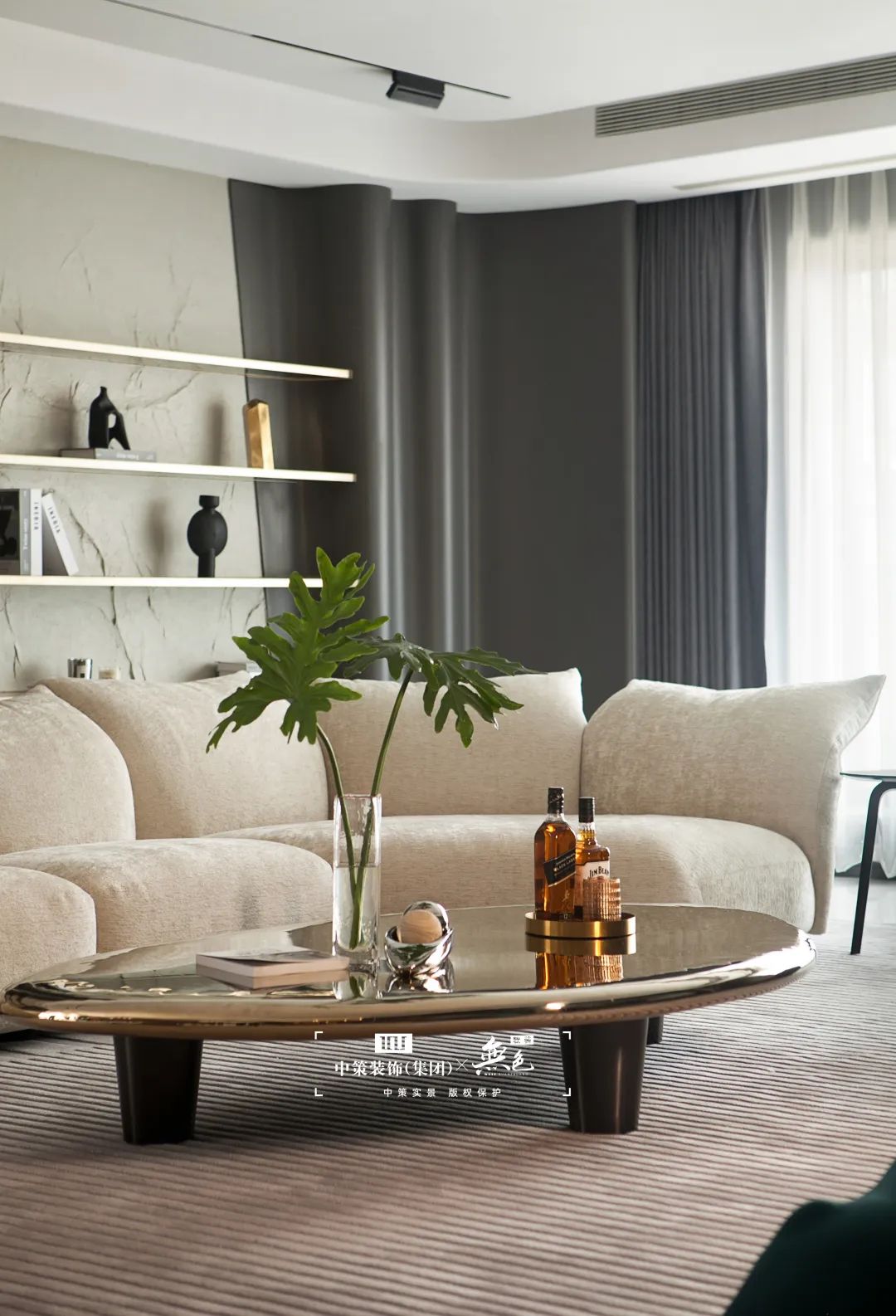 轻奢与古风 · 同款户型的个性解读丨中策装饰-61