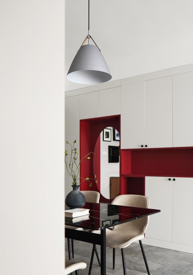 原木++ 胭脂红,打造复古温馨家居空间-12