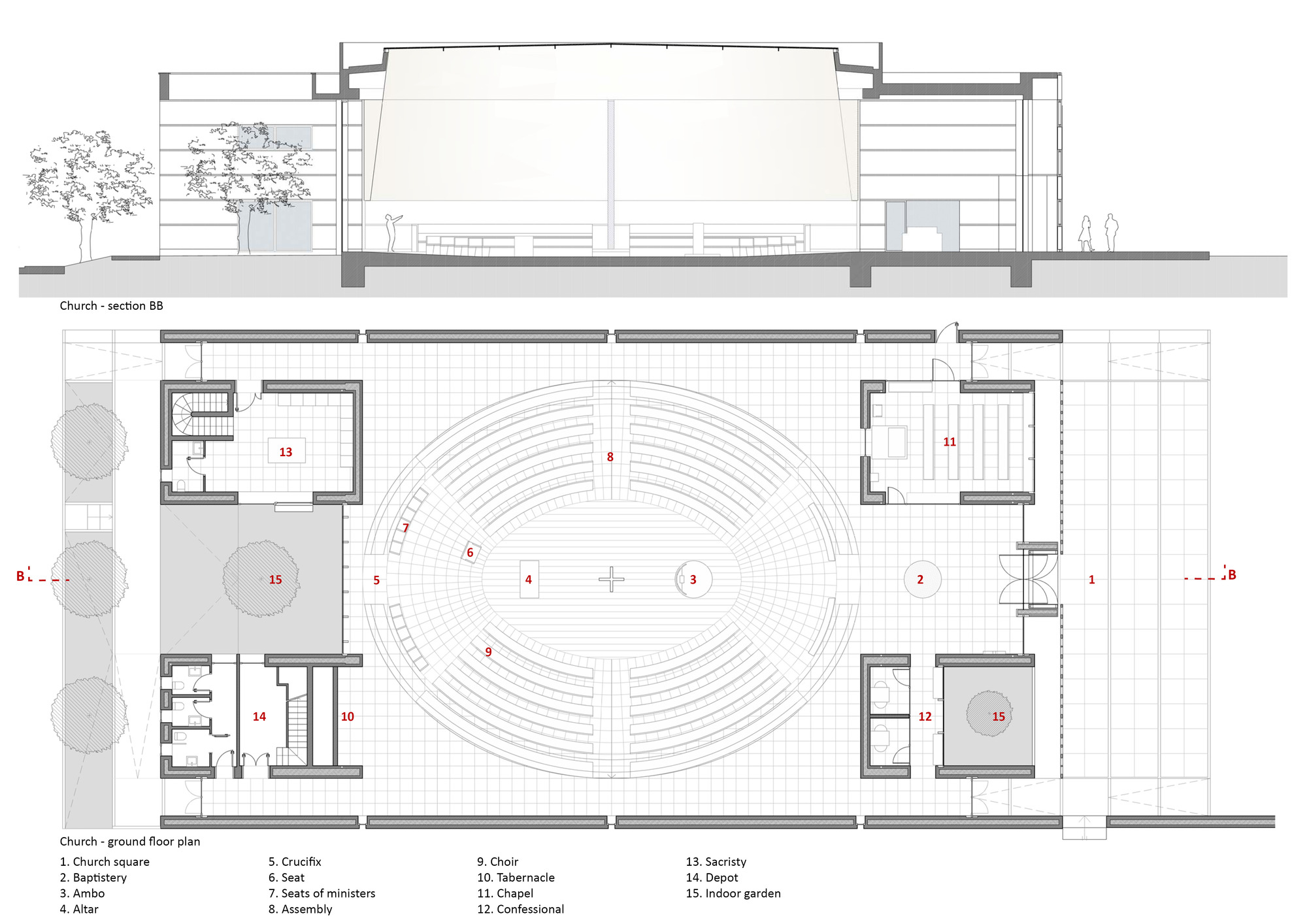 Church and Community Centre in Castel di Lama / Studio Contini-36