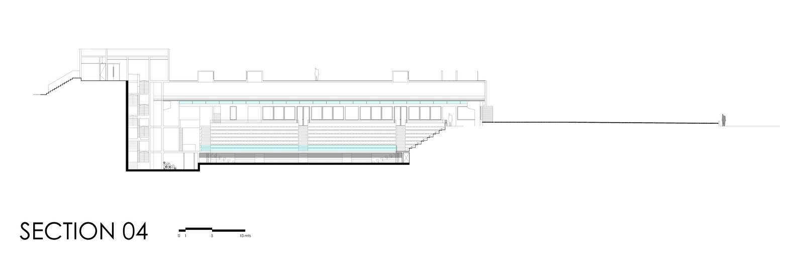智利森林中的圣乔治学院体育馆-27