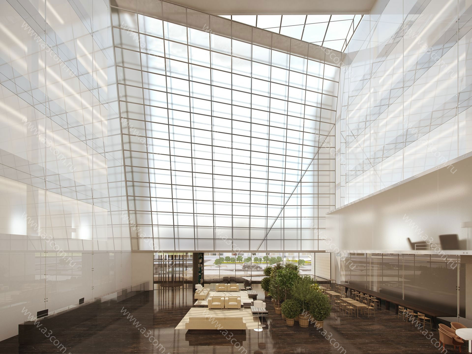 БЦ “Демидов” 大堂,门厅及公共区域设计项目丨俄罗斯莫斯科丨Атриком-1