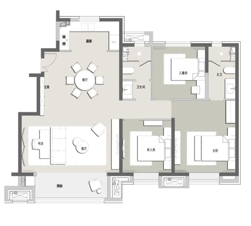 都会生活，现代艺术风格的奢雅空间-35