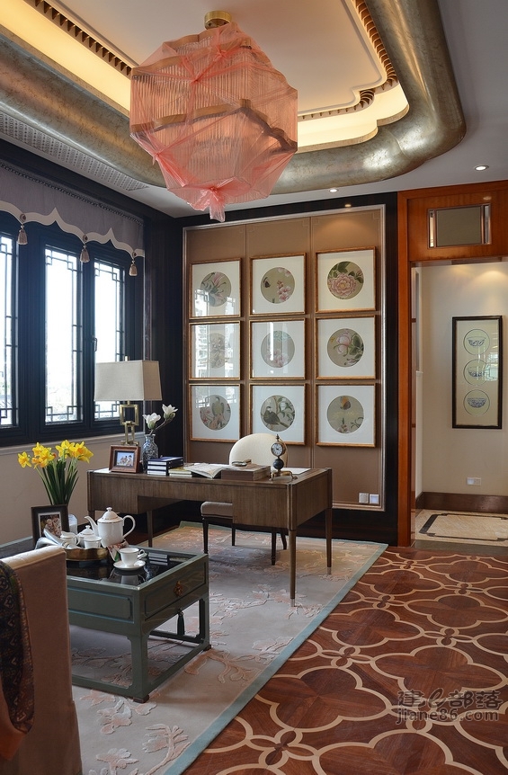 戴昆设计·苏州桃花源203样板间-46