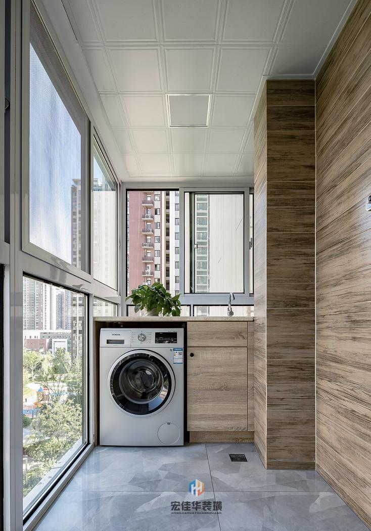 宏佳华装璜赏心 118㎡现代风 温馨宜居空间设计-26