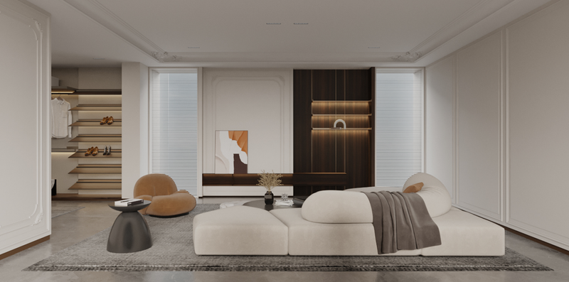 FUROM 高端定制木作总部展厅设计丨H 空间全案设计公司-31