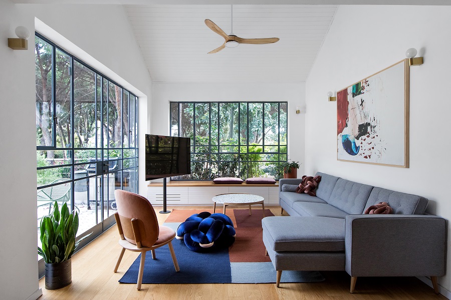 拉马特阿维夫老复式改现代住宅丨Studio Details-5