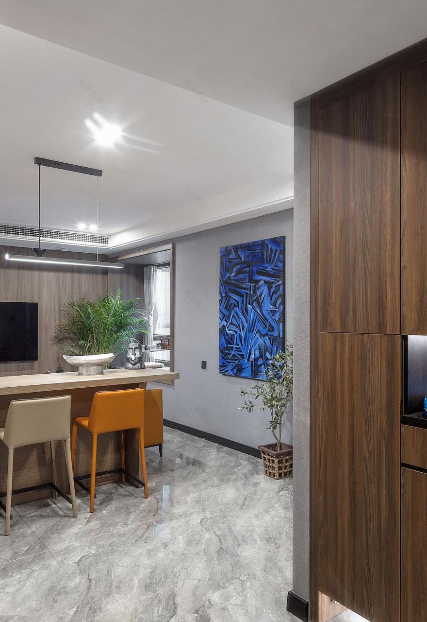 新婚夫妻现代风家居设计-77