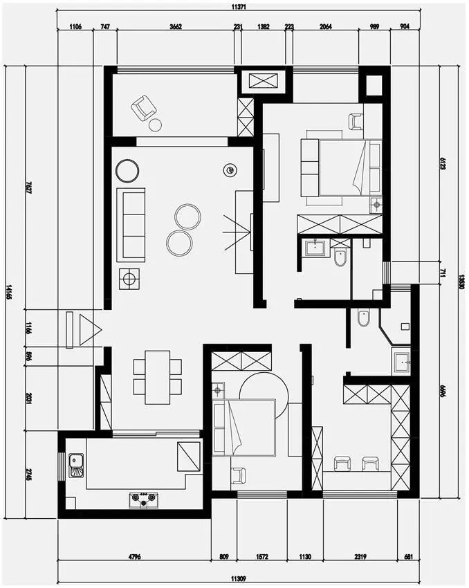 125㎡轻奢新中式 | 质雕时光，尽显雅致灵动-20