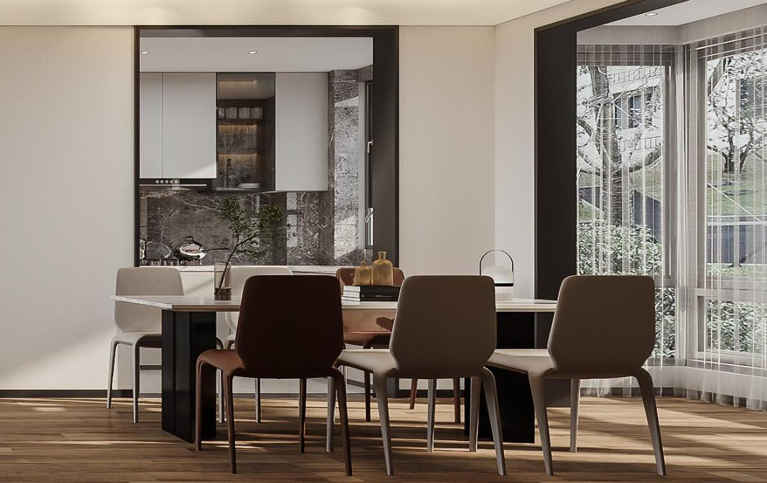 紫薇西棠 · 现代简约的温暖之家丨中国西安丨西安.大小空间设计-10