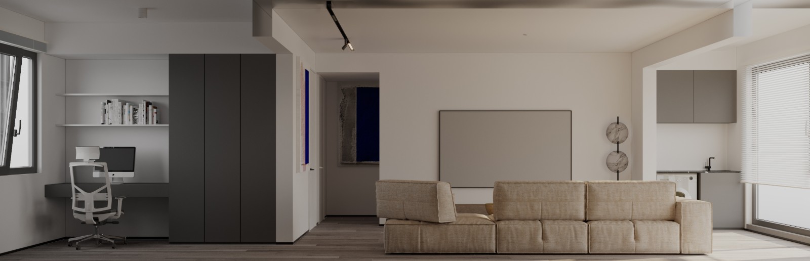 简约两室多功能家设计-8