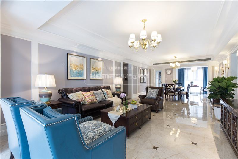 成都中海金沙府美式风格家居设计,打造浪漫自由生活空间-44
