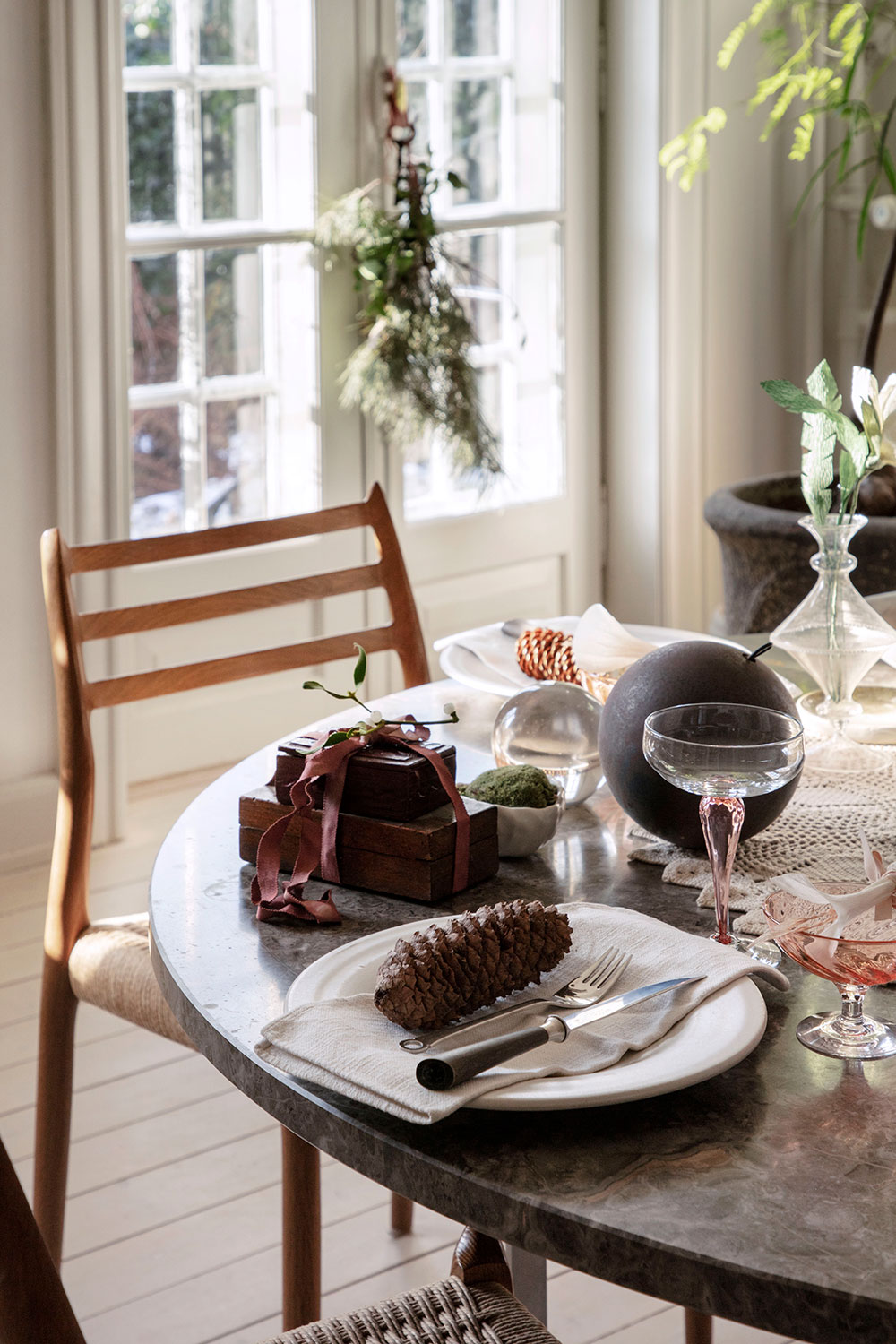 温馨丹麦冬季家居，极简圣诞装饰-5