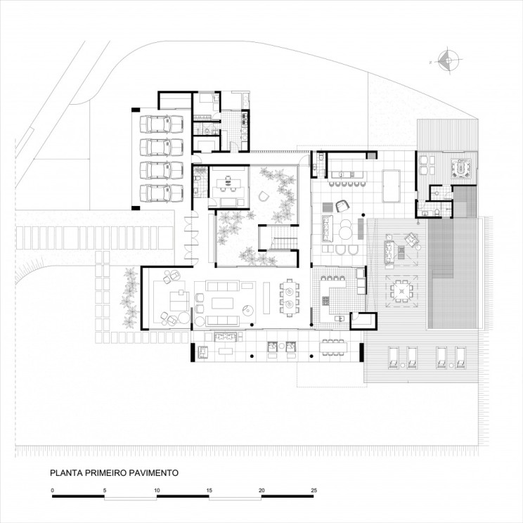 巴西别墅 Valley House丨David Guerra-40