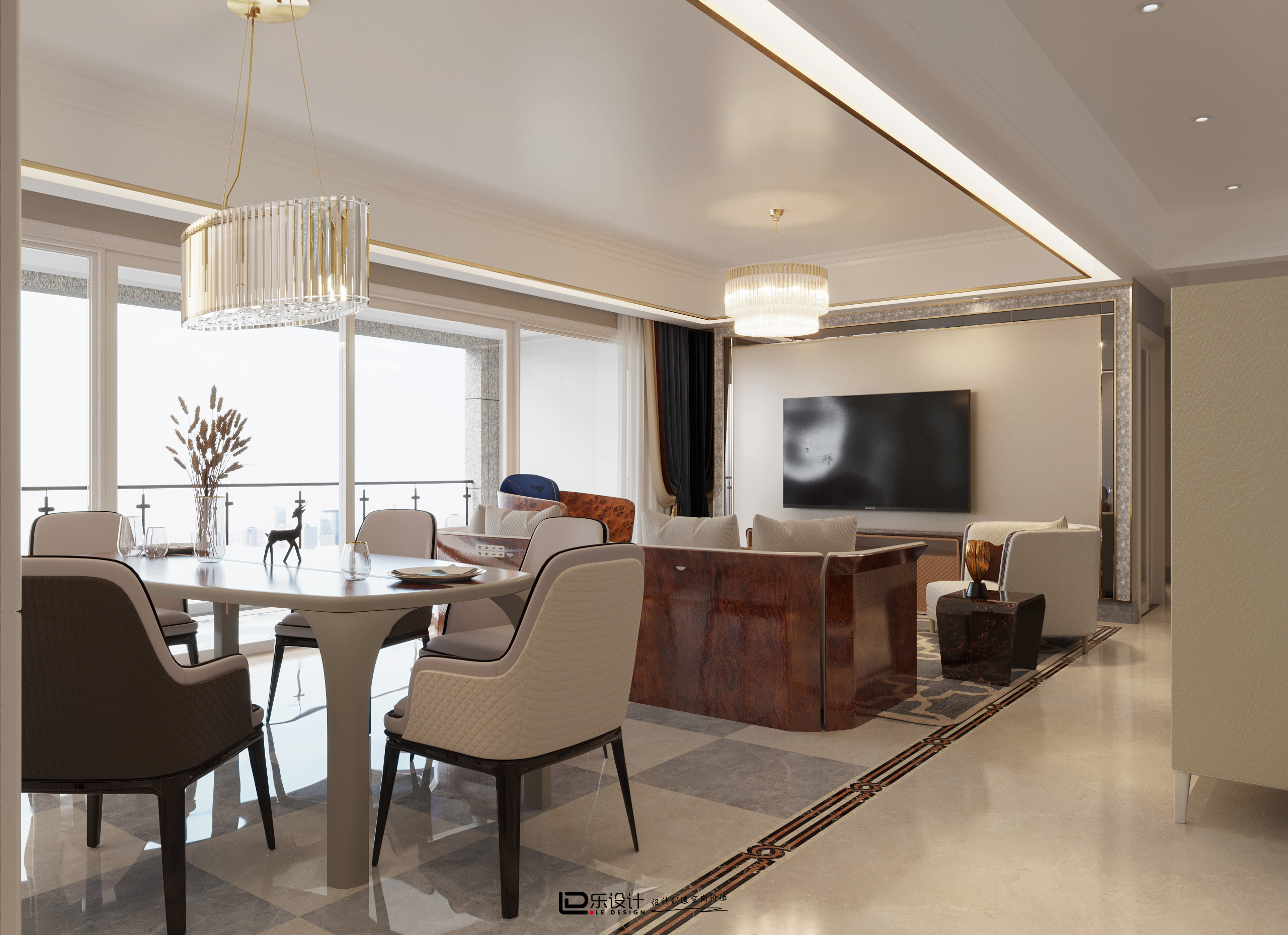 滨江金茂府 188㎡ 现代轻奢设计丨中国杭州丨LD 设计-15