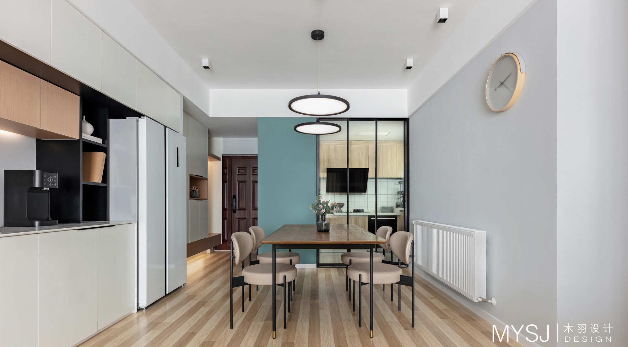 武汉木羽设计 | 140 平现代简约婚房,实现多功能需求-46