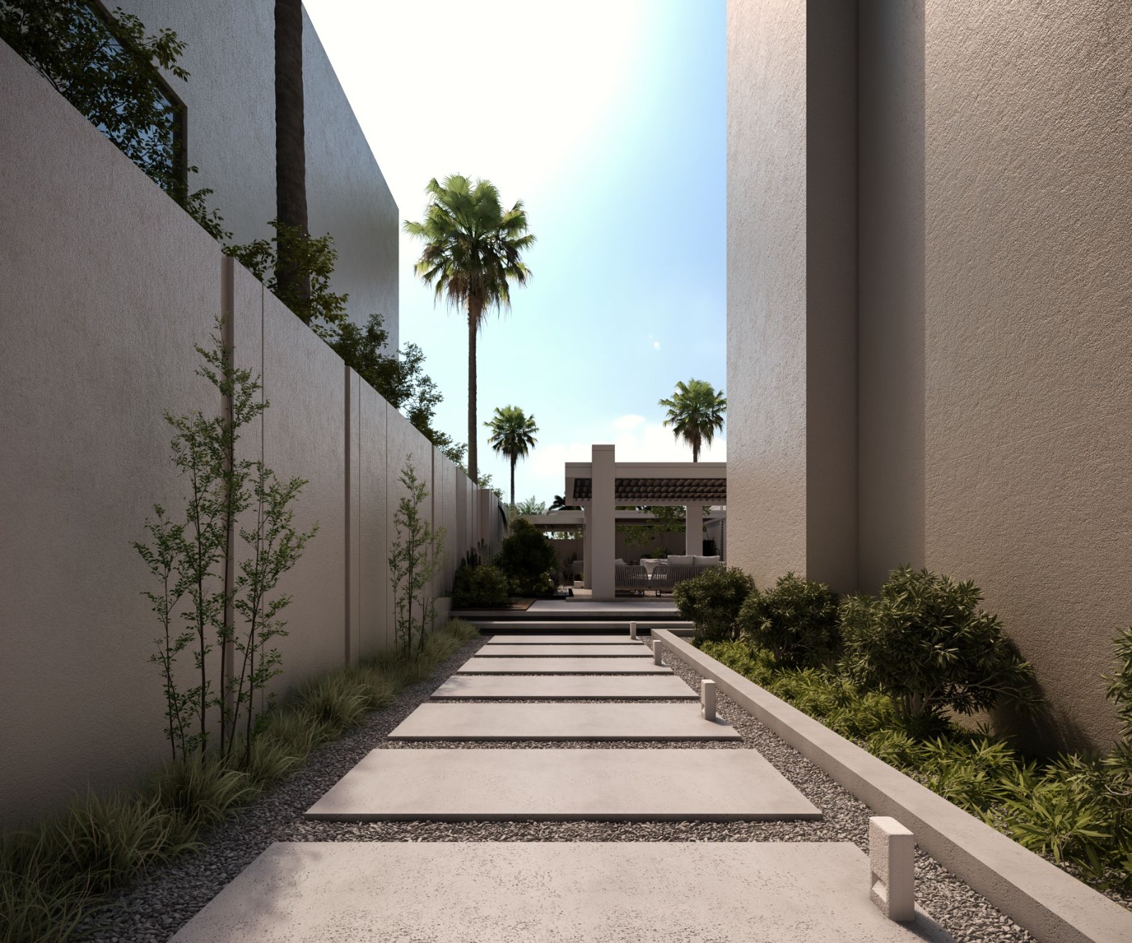 外部立面和后院设计丨沙特阿拉伯吉达-15