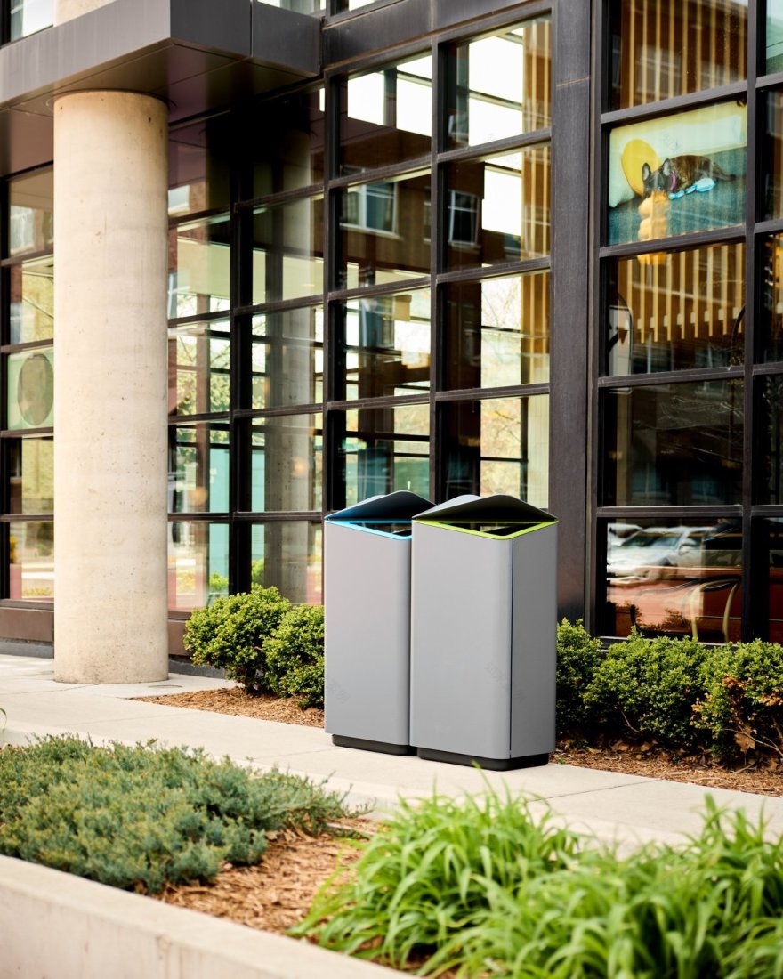 Rockford Litter Bins by Michael Welsh for Landscape Forms | Azure Magazine-5