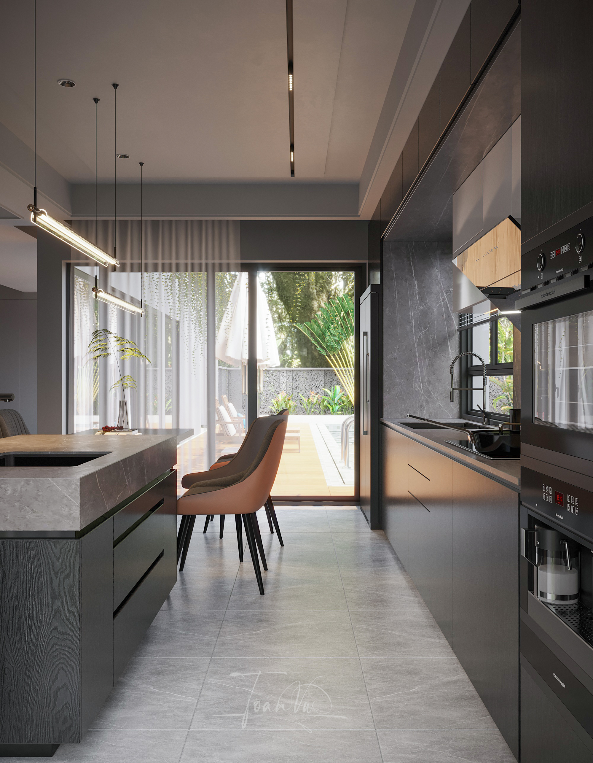 室内设计  客房 + 厨房丨TOAN VU DESIGN-10