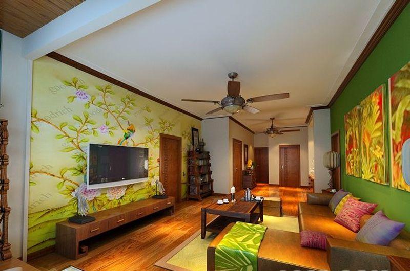 哈尔滨凤凰装饰公司呈现东南亚风格哈学院装修效果图-13