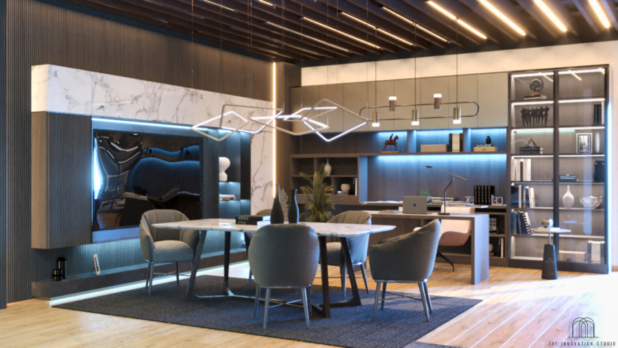 沙特阿拉伯家具展厅及旅游公司设计-12