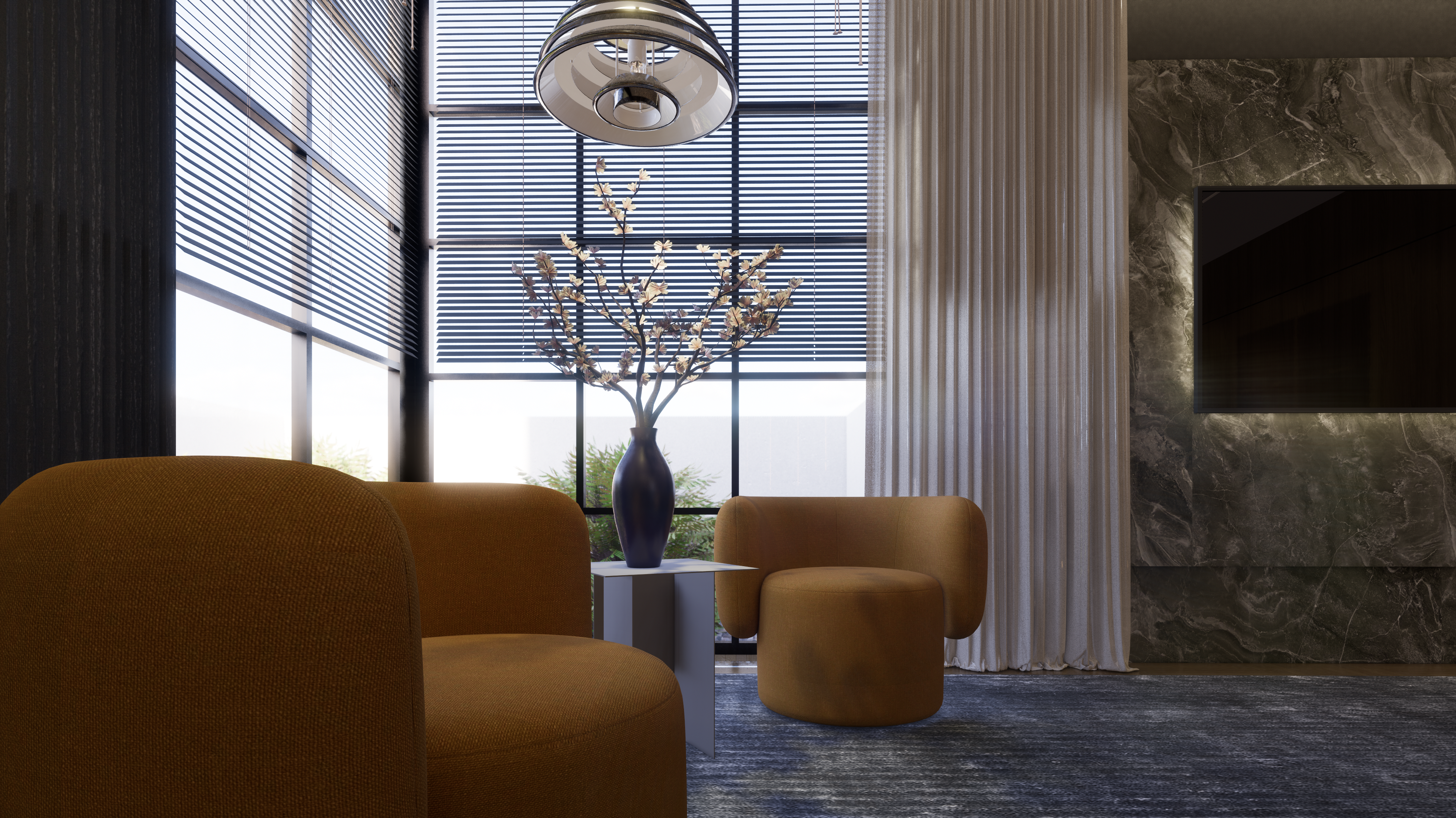 Eclectic Office space with garden-6