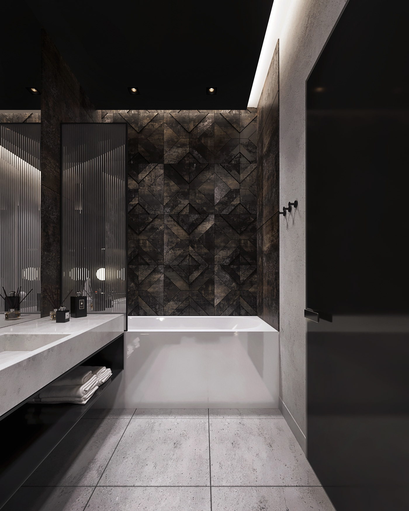 67平米--极简黑白空间-16