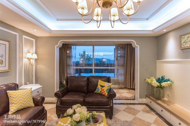 50万元四居及以上160平米装修案例·托斯卡纳的花园-11