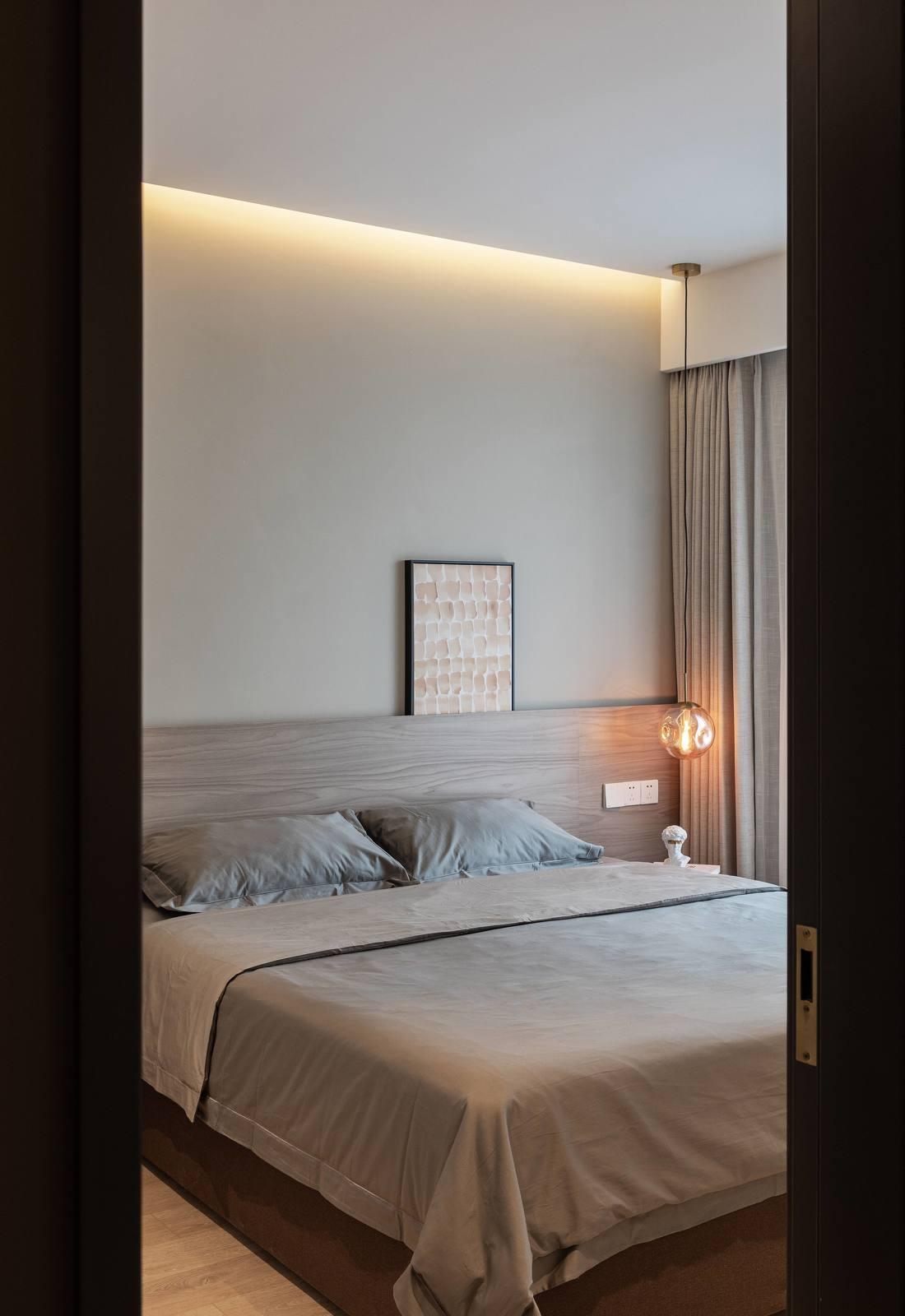 89㎡小三居现代简约设计-61