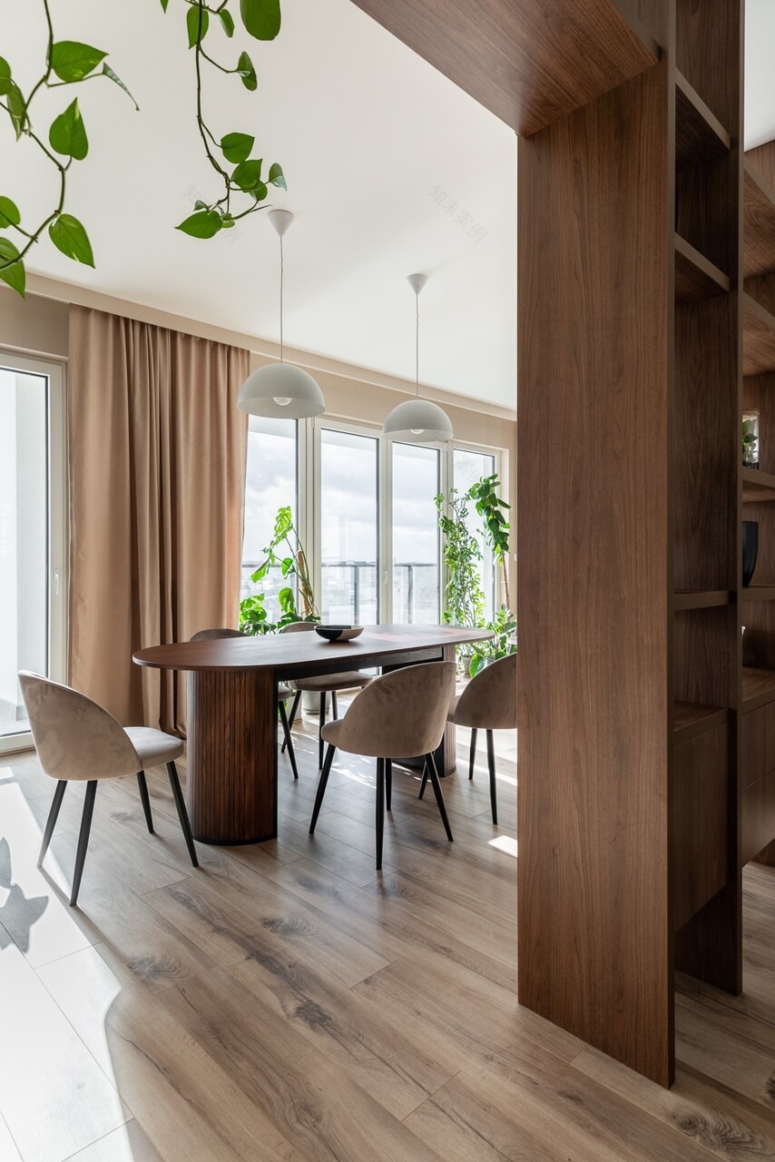 华沙100平受自然之美启发的公寓丨波兰华沙丨estimental工作室-25