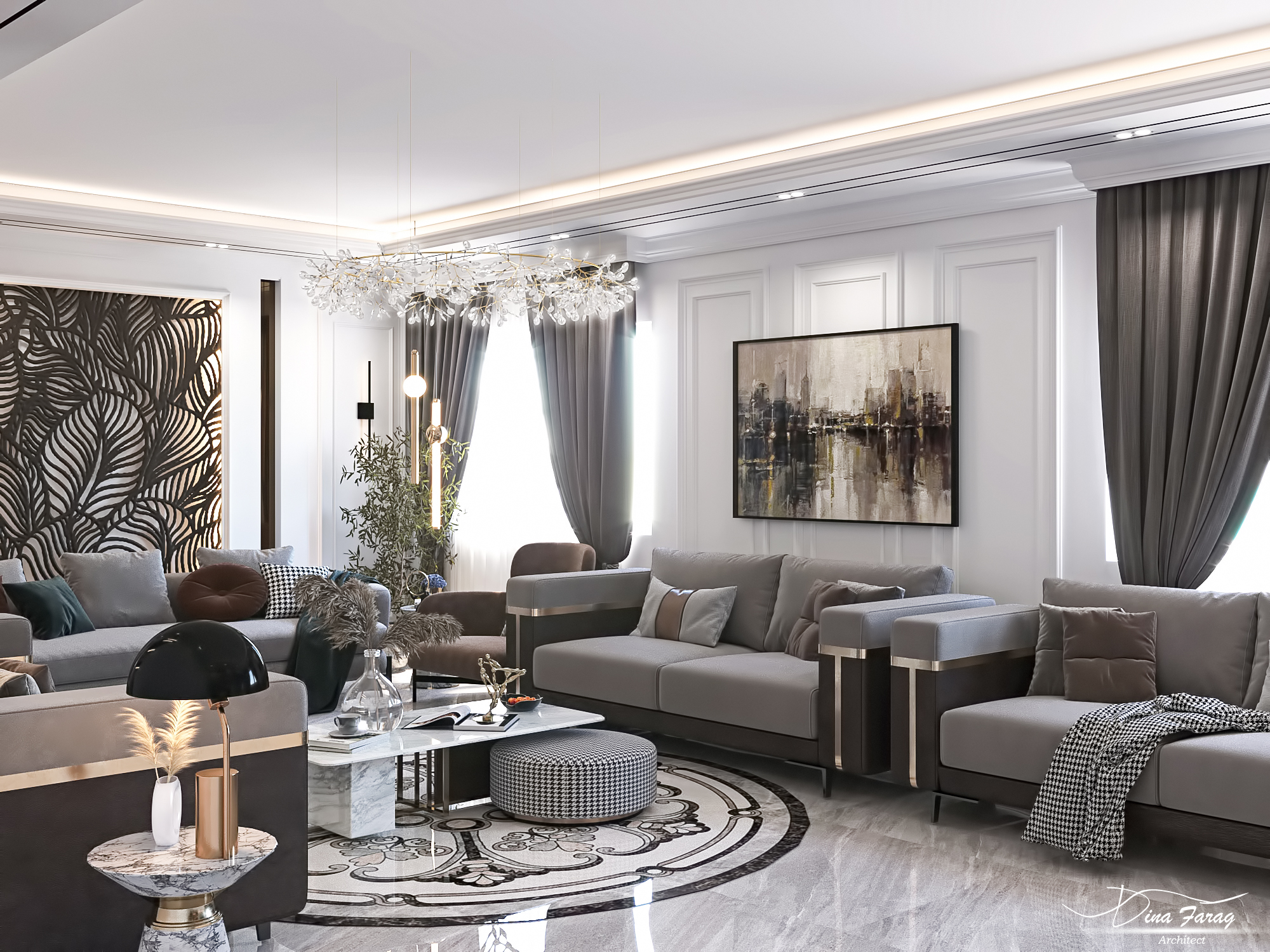 私人别墅丨也门丨DINA FARAG-18