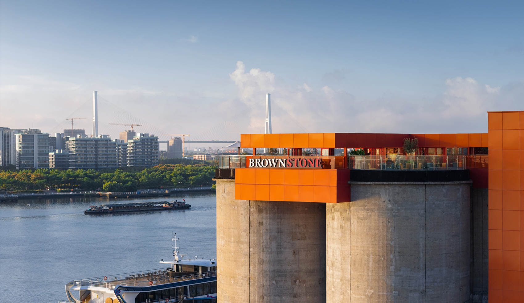 布朗石空中花园餐厅，上海 / 菊设空间设计-4