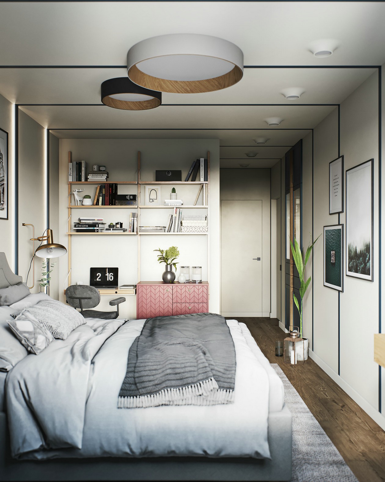 97㎡混搭 风色彩丰富，布局大胆-10