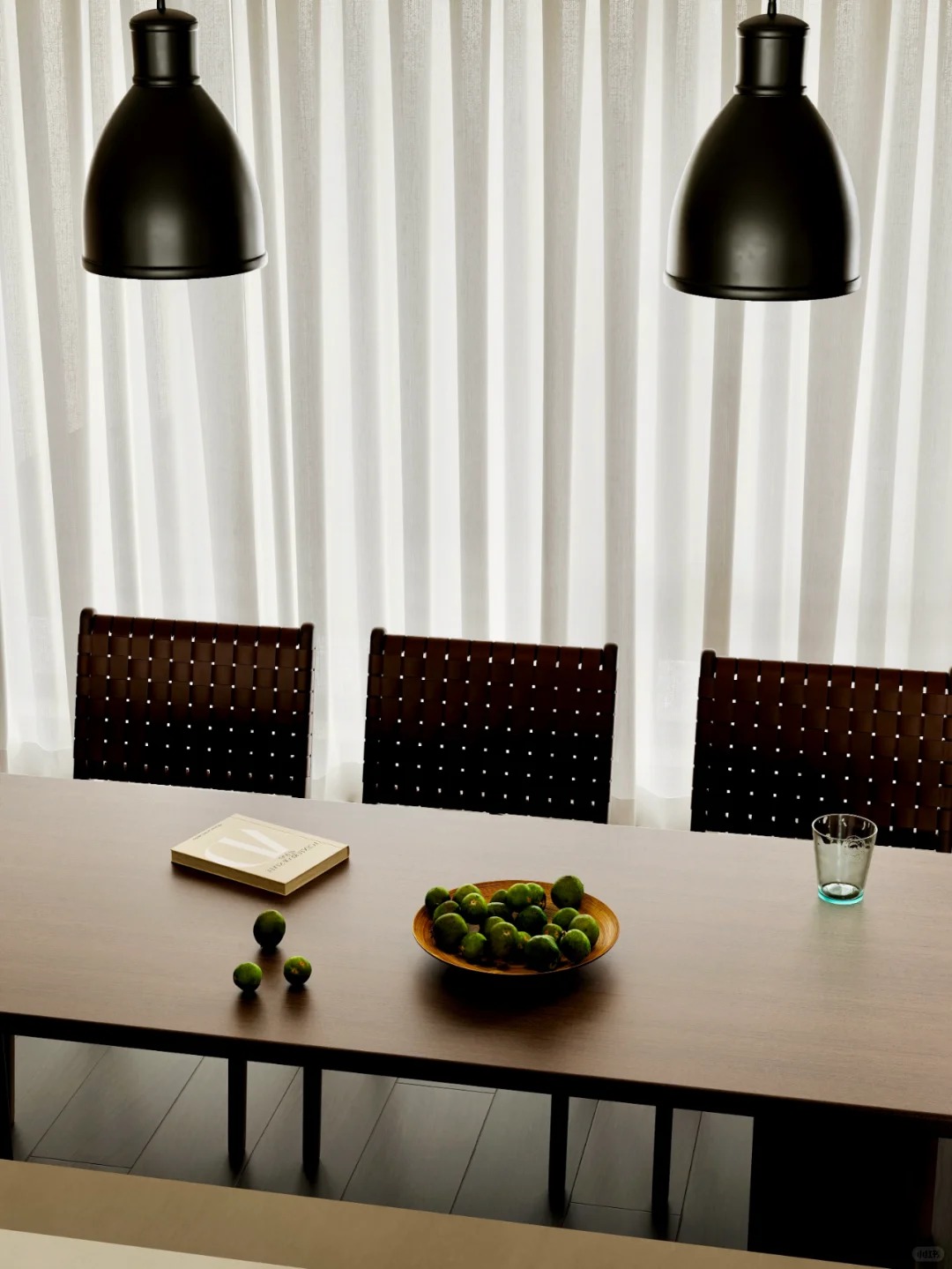 侘寂中古风客餐厅空间设计-14