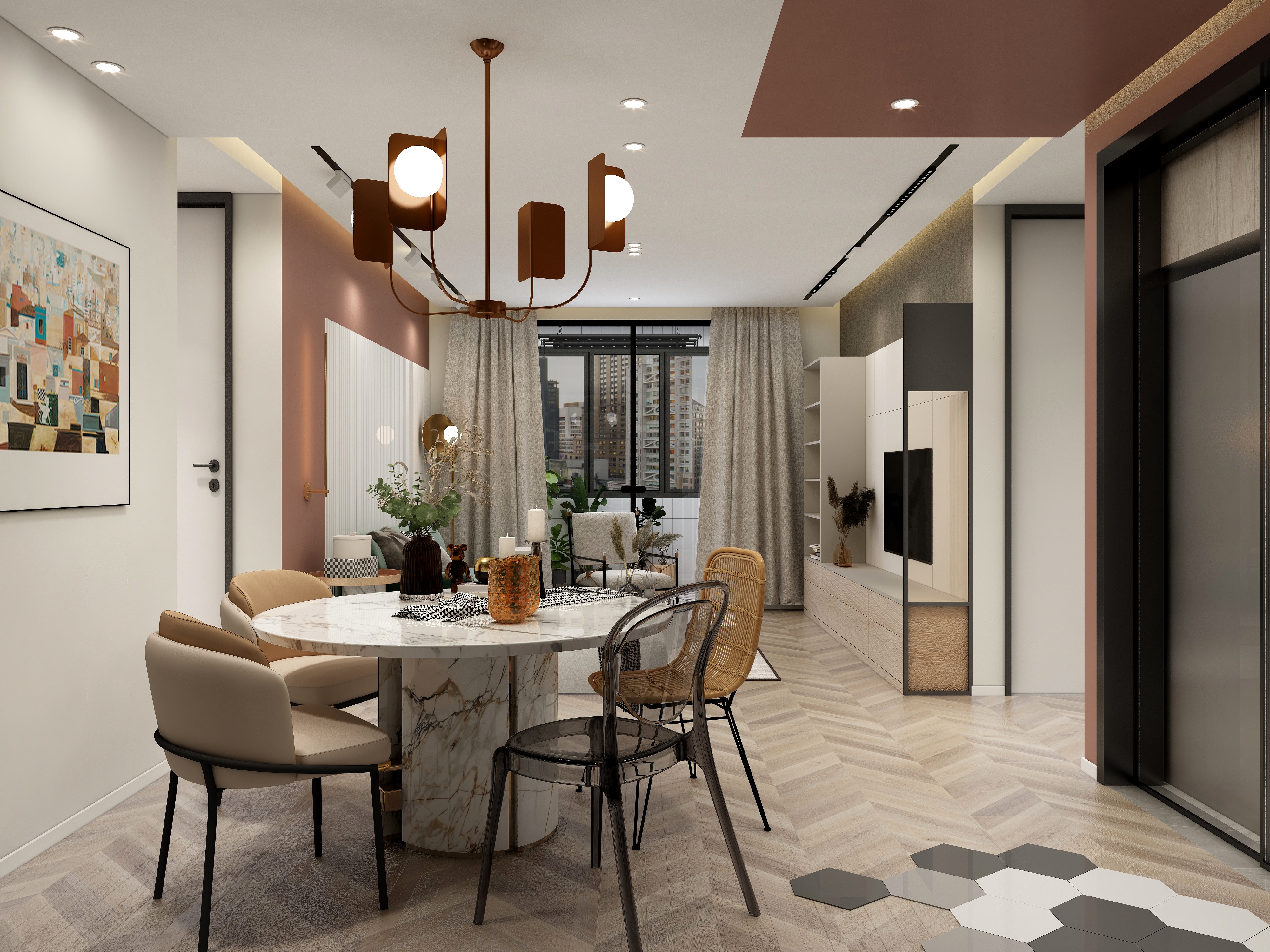 100 平莫兰迪风格 | 旖旎梦幻之家-7