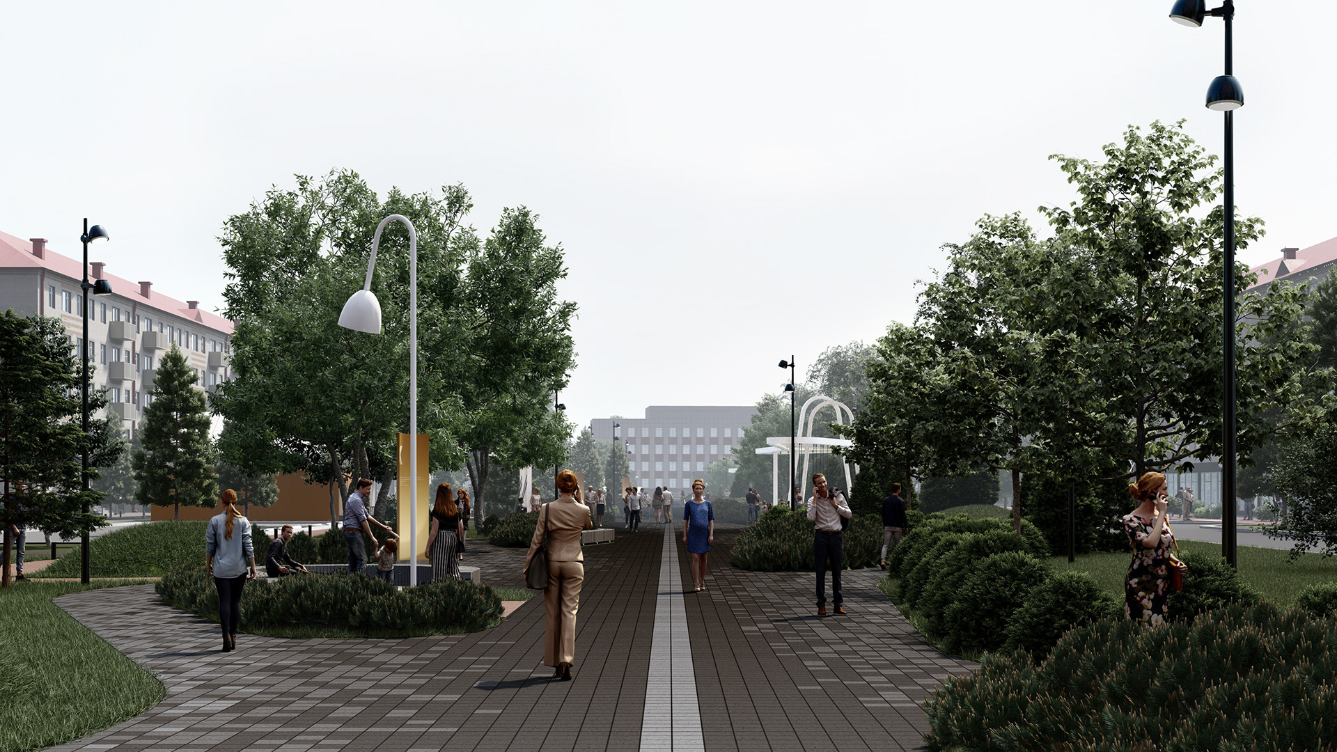 Zavodoukovsk 中央广场改造丨俄罗斯丨Project Bureau M4-24