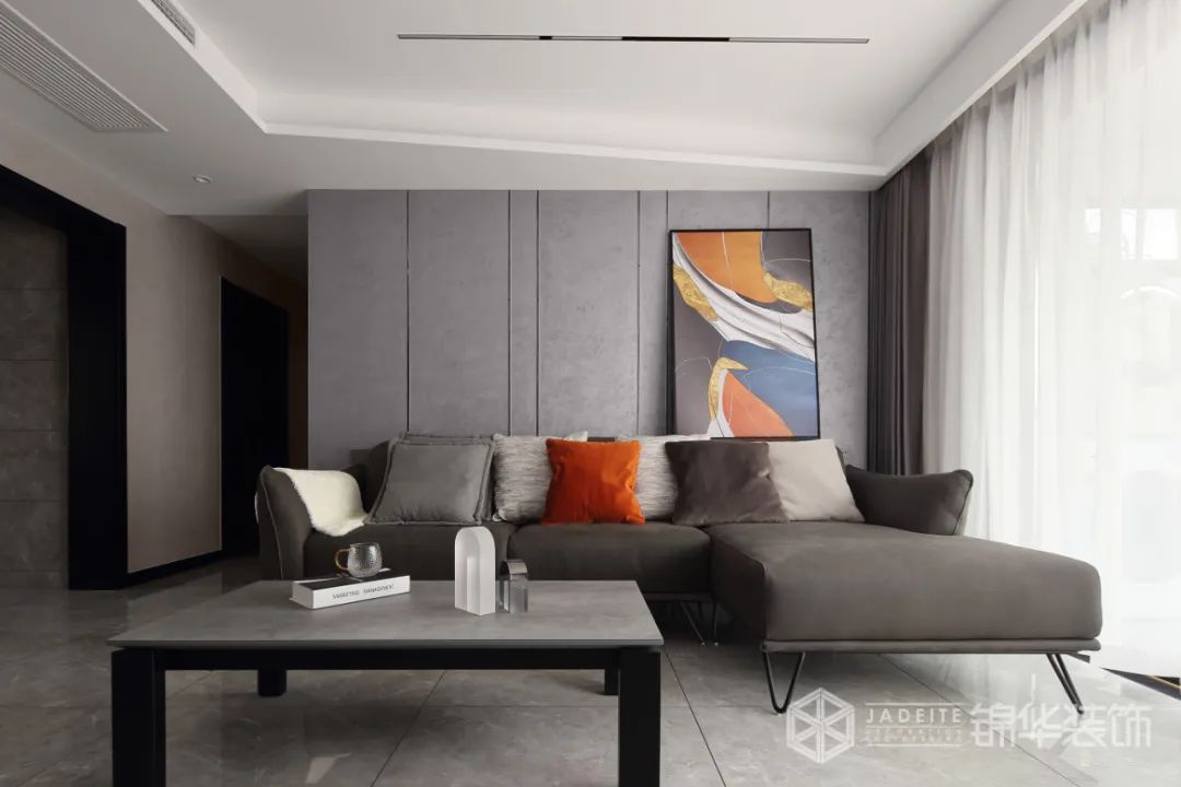 现代极简一人居丨锦华装饰-5