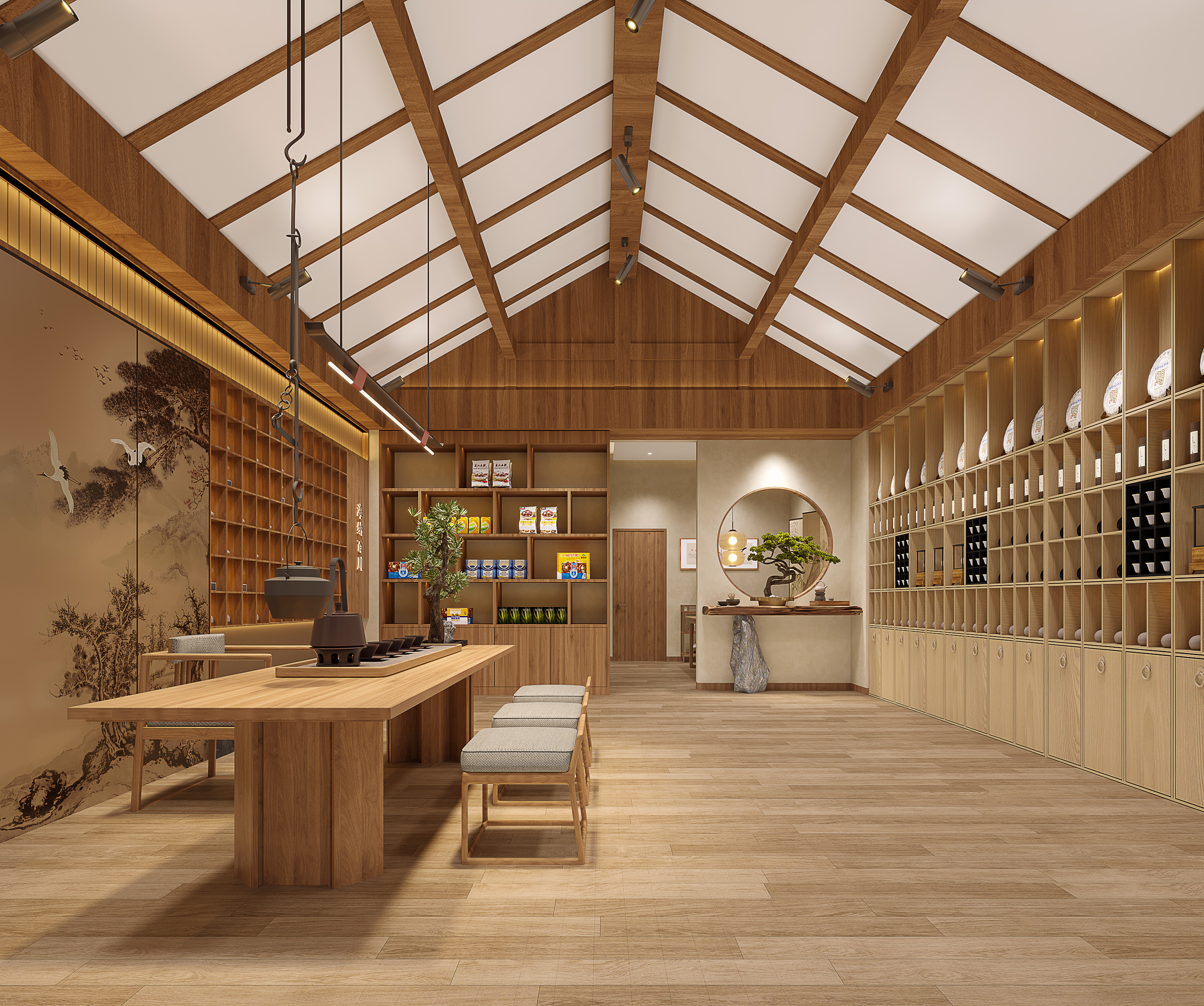 宋式美学风茶室-0