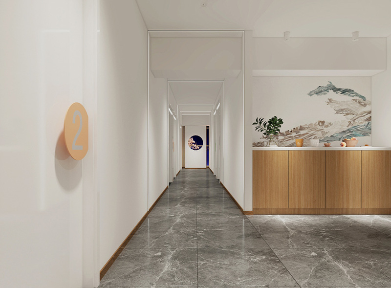 美容院室内设计案例效果图-0