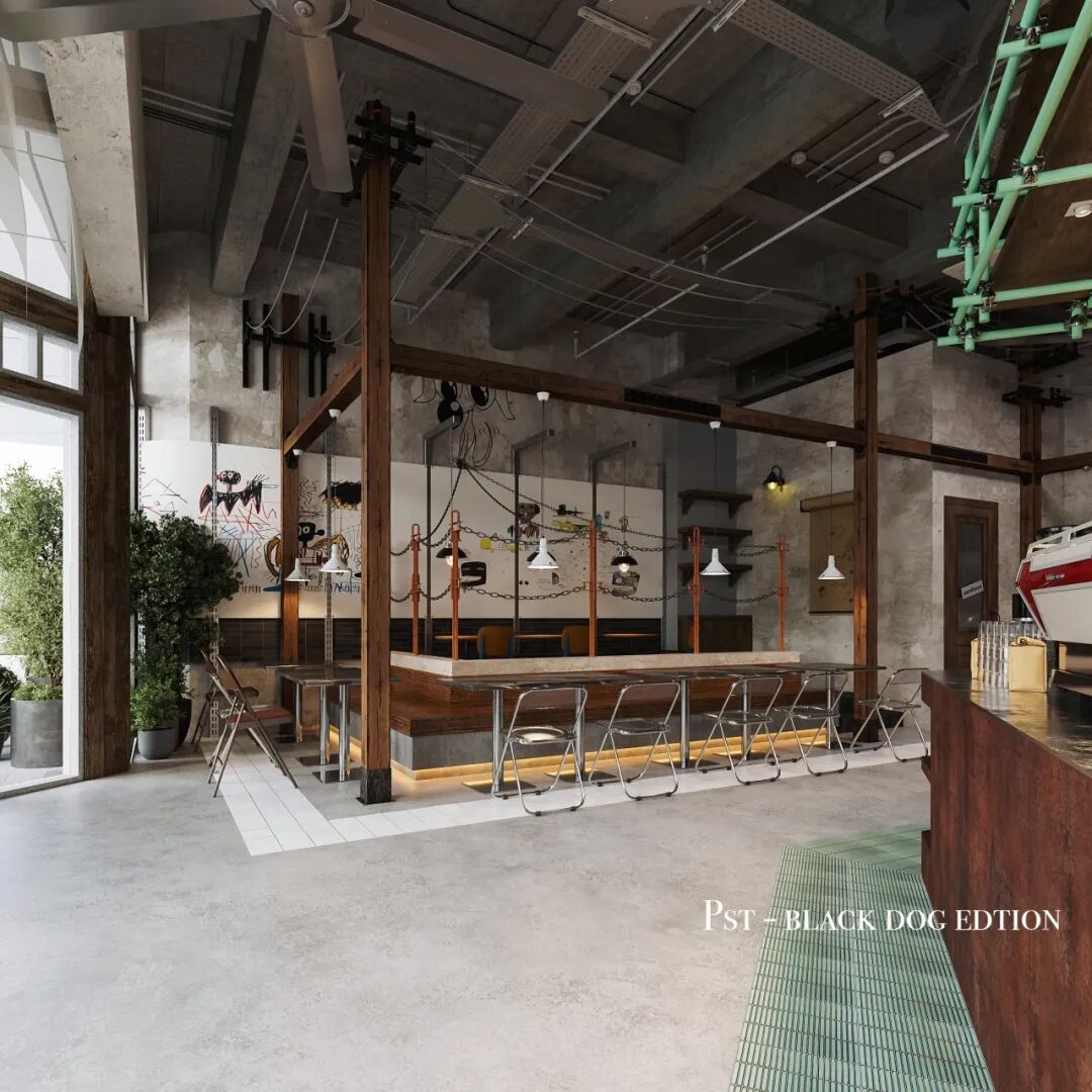 黑犬咖啡馆:停泊在机械时代的航海旧梦 商业空间设计丨YIBEI DESIGN SUZHOU-10