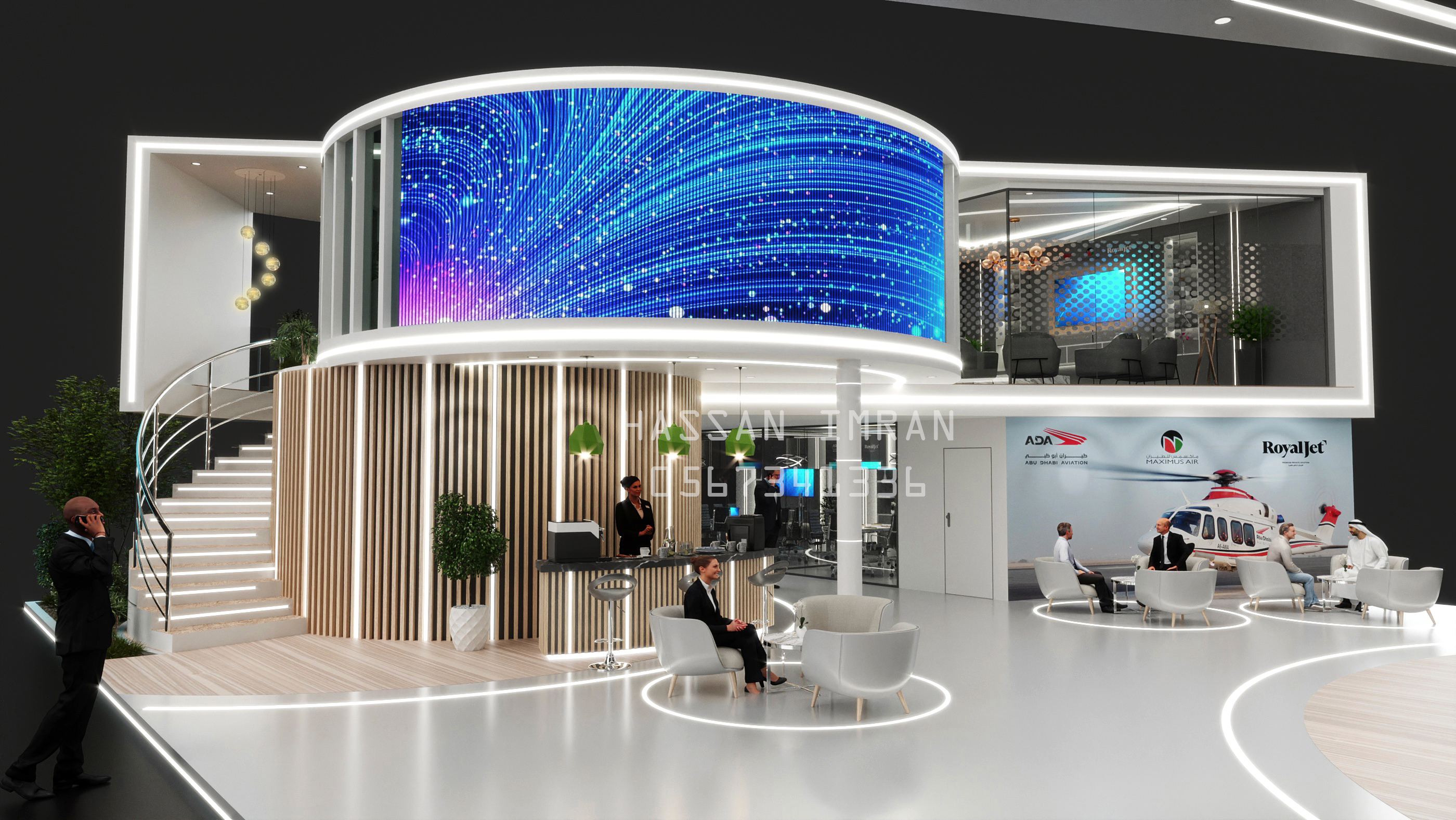 Abu Dhabi Aviation @ Airshow 2023-6