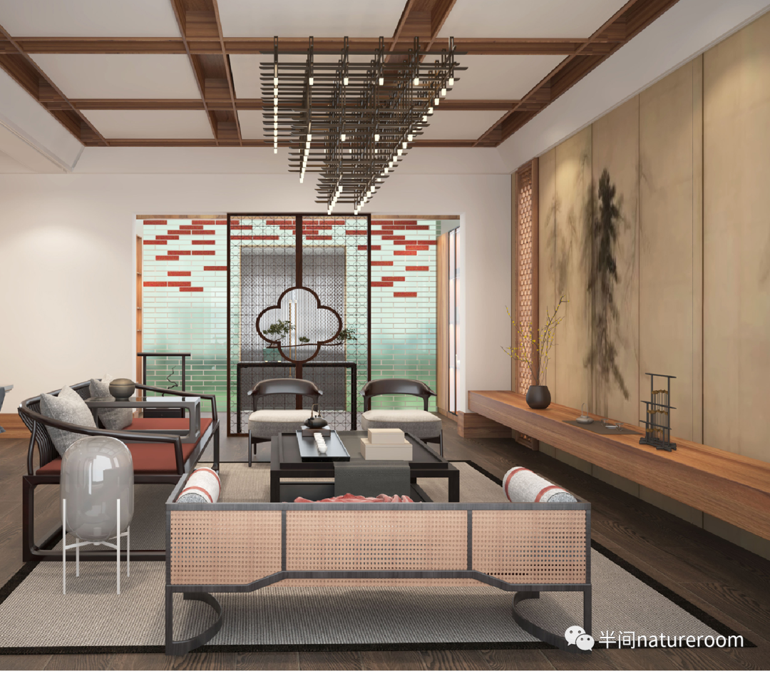 贵阳天麓壹号诗意中式住宅设计丨中国贵阳丨上海半间设计贵阳分公司-22