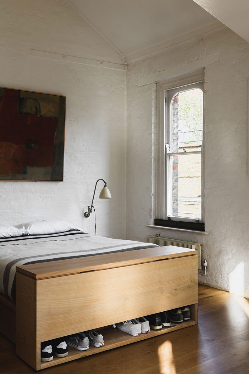 伦敦前仓库改造的时尚单身公寓-8