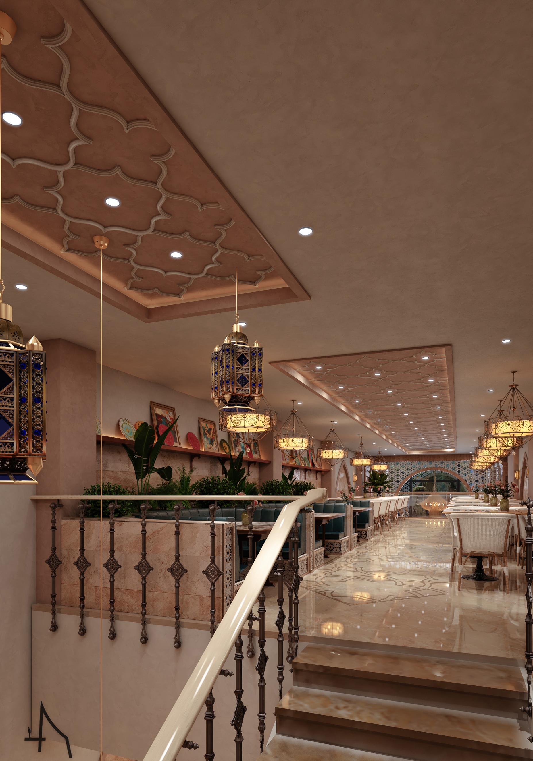 伊斯兰餐厅丨阿联酋迪拜丨Islamic star-22