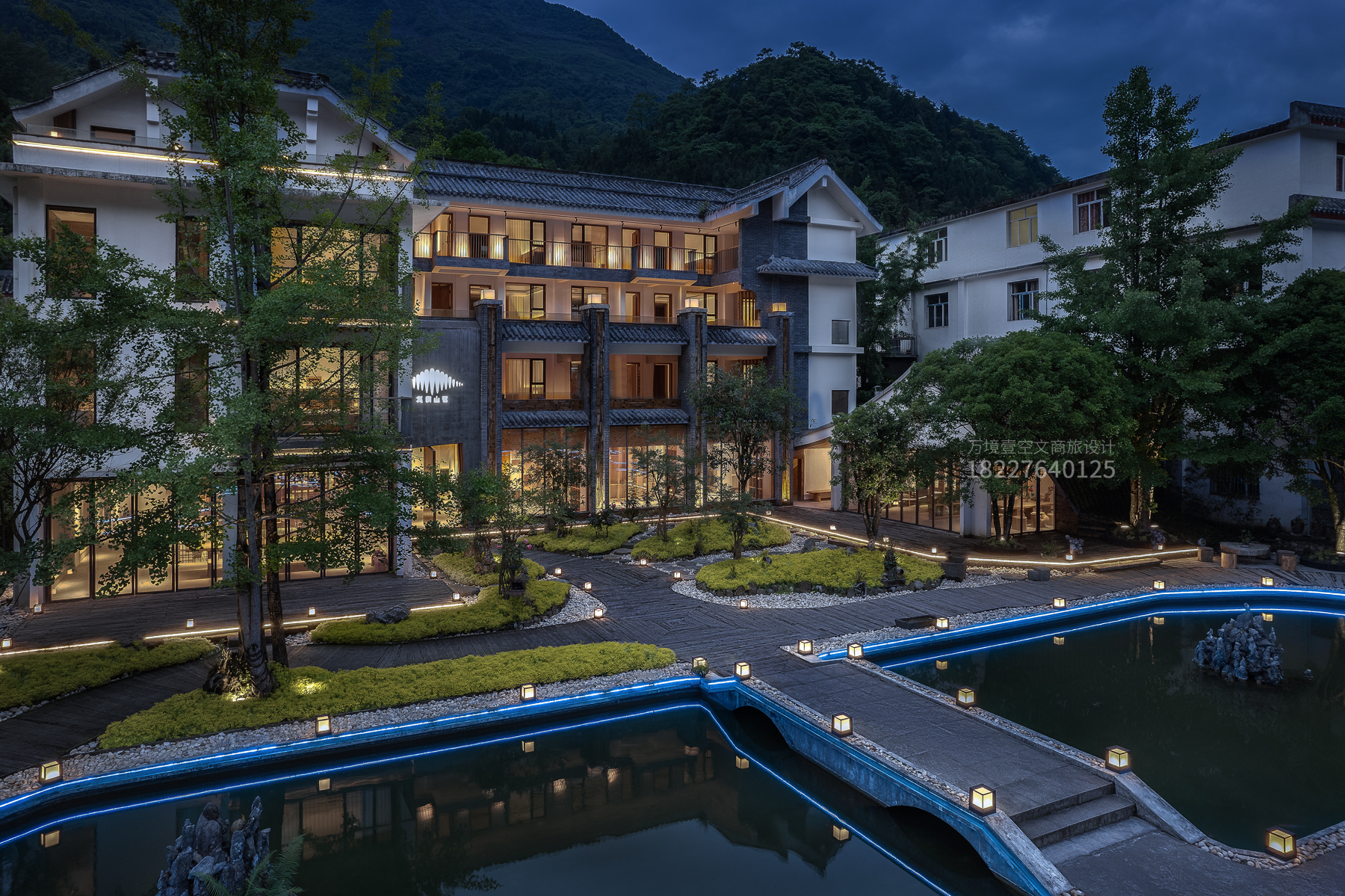 万境壹空悠哉山居温泉民宿空间设计-56